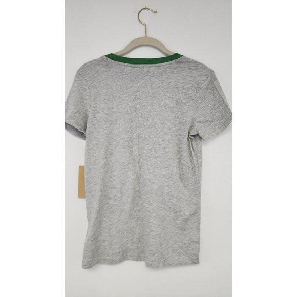 NWT Halogen St. Patty's Day T-Shirt All Luck Grey & Green Tee, Size Small - Picture 5 of 5